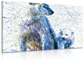 Stampa su tela – Orsi polari