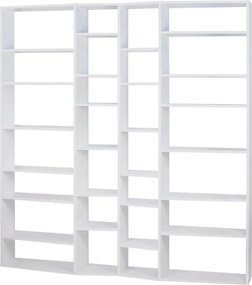 Libreria bianca 214x224 cm Valsa – TemaHome