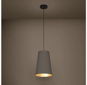 Eglo 390195 - Lampadario a sospensione con filo PETROSA 1xE27/40W/230V marrone