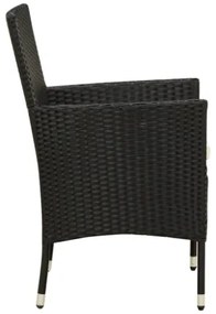 Set Mobili da Giardino 9 pz con Cuscini in Polyrattan