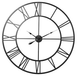 Orologio da Parete Home ESPRIT Nero Metallo 100 x 3 x 100 cm