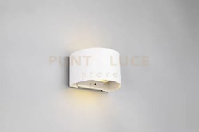 Talent applique led 1w 100lm, 3000k da esterno tonda bianca ricaric...