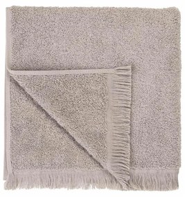 Asciugamano in cotone grigio-marrone 50x100 cm Frino - Blomus
