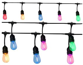 Catena decorativa da esterno LED PARTY NEON 7,6 m 10xE27/0,6W/36V IP44