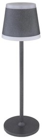 Globo 58433G - Lampada da tavolo LED dimmerabile RIDLEY LED/4,6W/3,7V 3000K grigio