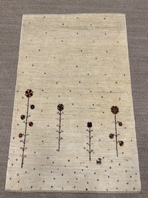 Loribaft Tappeto 130x80 Beige (Iran) Annodato A Mano