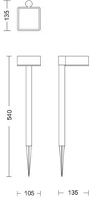 Philips - Lampada solare LED VYNCE LED/1,5W/3,7V IP44