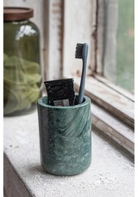 Portaspazzolini in marmo in verde scuro Marble - Mette Ditmer Denmark