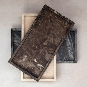 Vassoio decorativo in marmo 16x31 cm Marble - Mette Ditmer Denmark