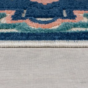 Tappeto blu per esterni 160x230 cm Beach Floral - Flair Rugs