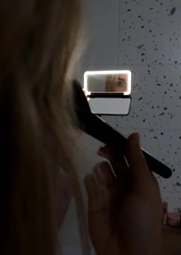 Concept KZ2020 - Specchio cosmetico LED PERFECT SKIN LED/1,5W/5V 300 mAh nero