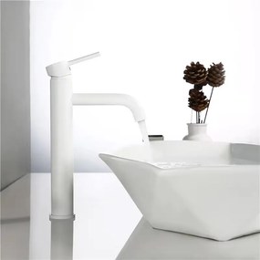 Rubinetto da lavabo Rea Lungo White High