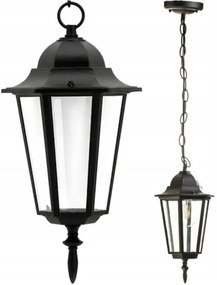 Lampadario da esterno 1xE27/20W/230V IP43 nero