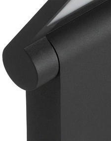 Paletto da esterno moderno antracite 60 cm con LED IP54 - Zane