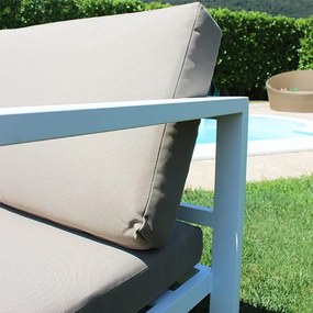 AULUS - salotto da giardino in alluminio 5 posti