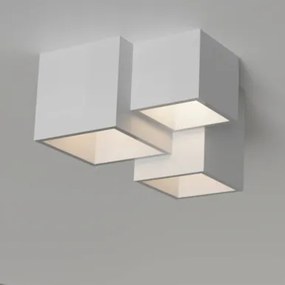 Applique da Soffitto in Gesso Pitturabile H150mm 3xGU10