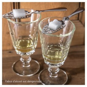 Set di cucchiai in vetro e acciaio inox 300 ml Absinthe - La Rochére
