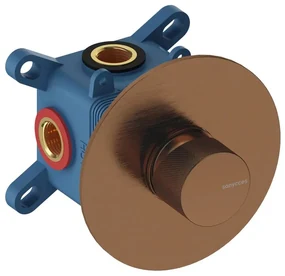 Rubinetto per doccia ad incasso monocomando Loop K oro rosa lucido SANYCCES