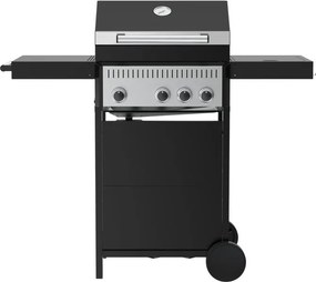 Barbecue a gas C400 4 bruciatori con fornello laterale extra