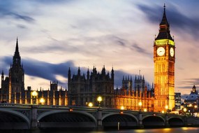 Carta da parati – Big Ben notturno a Londra