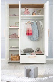 Armadio bianco per bambini 139x200 cm Ava - Roba