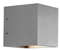 Cube LED Applique da Parete da Esterno XL 3000K Down Argento - LIGHT-POINT