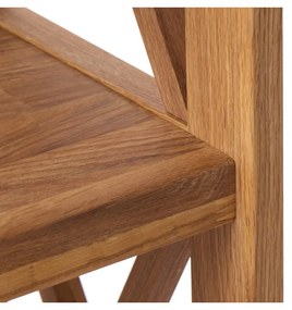 Scaffale effetto rovere colore naturale 70x124 cm X-Shelf - Unique Furniture