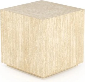Tavolino da caffè quadrato Travertino S - L45cm