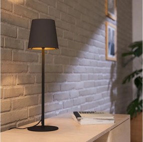 Eglo 901129 - Lampada da tavolo FIORANA 1xE14/40W/230V nera/marrone