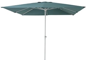 Ombrellone a palo centrale grigio Aura NATERIAL L 285 x 285 cm con telo verde