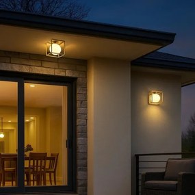 Rabalux 75070 - Applique da esterno MODANE 1xE14/15W/230V IP44 dorata