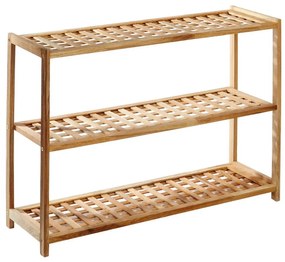 Scarpiera di colore naturale in noce massiccio – Premier Housewares