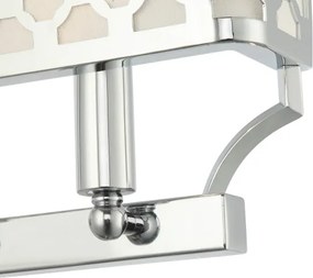 Open Design OR84597 - Applique VERNO 2xE14/12W/230V cromo lucido