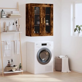 Mobile A Parete Rovere Fumo 69,5x34x90 Cm /