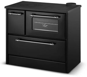 Cucina A Legna Stufa 9 Kw Nera Beatrice L87xP51xH79 Ecodesign 4 Stelle