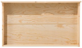 Set di 2 cassetti contenitori legno naturale RUMILLY Beliani
