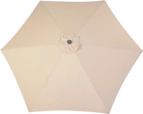 Ombrellone beige ø 300 cm Roja - Rojaplast