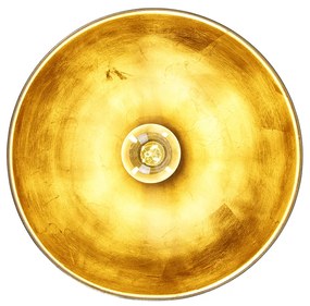 Lampada da soffitto intelligente nera con oro 28 cm con WiFi A60 - Magnax