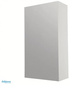 Specchio Contenitore "Specchiere" Da L 35 cm In MDF Bianco Lucido