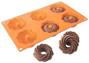 Stampo da forno in silicone per ciambelle 17x28 cm – Orion