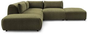 Divano angolare verde (variabile) Jeanne - Bobochic Paris