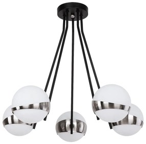 Jupiter 1715 - Lampadario a sospensione con supporto rigido ELFA 5xE14/40W/230V cromo