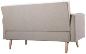 Divano scandinavo 2 posti grigio chiaro ULLA