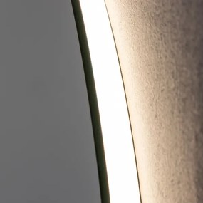 Brilagi - Specchio riscaldato a LED dimmerabile con retroilluminazione DEMI ECO LED/12W/230V Ø 60 cm IP44