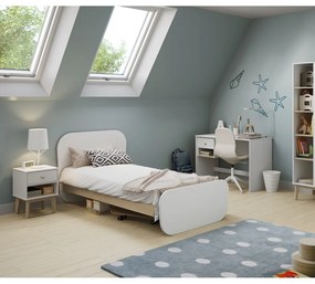 Comodino bianco per bambini Esteban - Marckeric