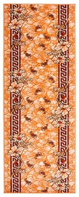 Tappeto Lungo İn Bcf Terracotta 80x200 Cm /