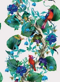 Tapete Rain Forest von Osborne & Little - Emerald/ Ruby
