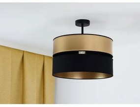 Brilagi - Lampadario a plafone ROYAL 1xE27/15W/230V diametro 40 cm nero/oro