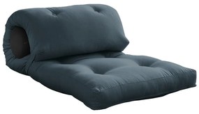 Materasso futon blu-grigio 70x200 cm Wrap Petroleum/Dark Grey - Karup Design