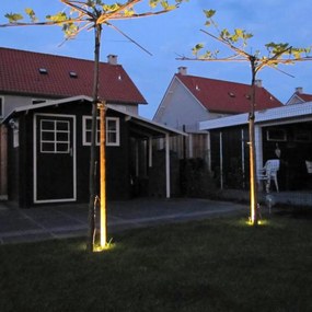 Set di 5 faretti da incasso in acciaio IP65 - Basic Square